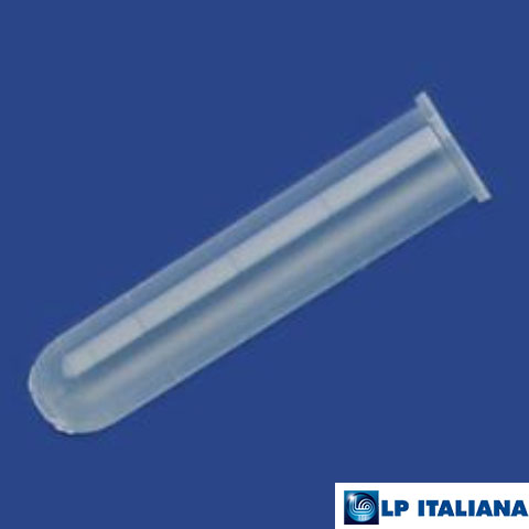 Plastik Test Tüpü Dibi Yuvarlak Hacim 3 ml PP 12x56 mm LP Italiana L117040