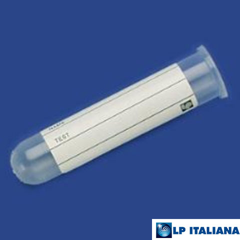 Plastik Test Tüpü Dibi Yuvarlak Etiketli Hacim 3 ml PP 12x56 mm LP Italiana L117140