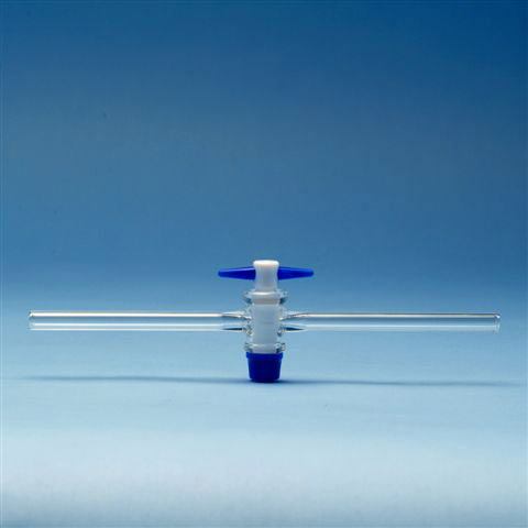 PTFE Teflon musluk tek yollu musluklar erkek İLDAM 01-339