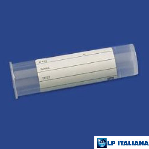 Plastik Test Tüpü Dibi Düz Etiketli Hacim 5 ml PP 16x60 mm LP Italiana L115140