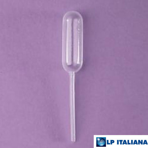 Pastör Pipeti Kapiler Hacim 2.5 ml Uzunluk 90 mm 30 damla / ml LP Italiana L134030