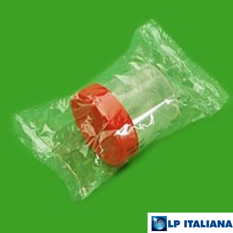 Numune Kabı Plastik PP Steril Etiketsiz 150 ml LP Italiana L102548