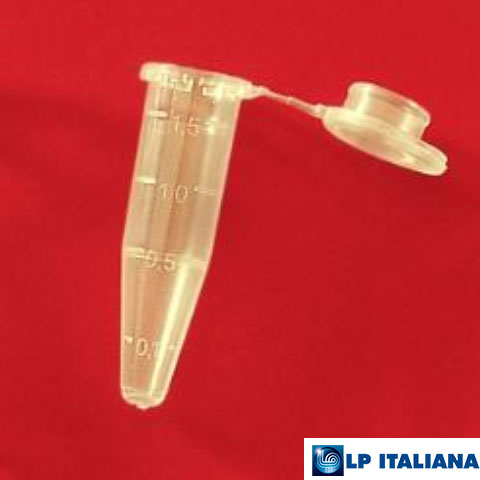 Eppendorf Tüpü 1.5 ml Kapaklı Sarı LP Italiana L111543
