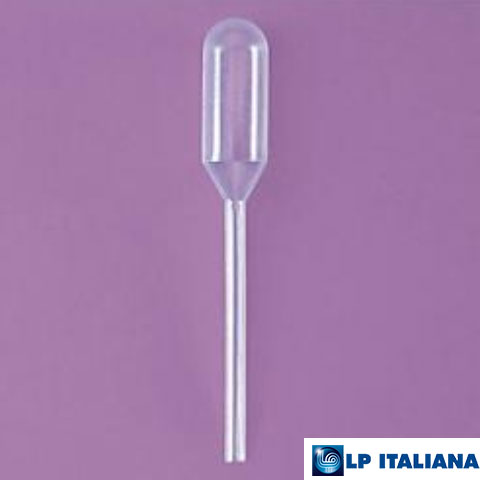 Pastör Pipeti Kapiler Hacim 0.5 ml Uzunluk 63 mm 30 damla / ml LP Italiana L132030
