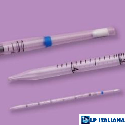 Serolojik Pipet Plastik Tek Kullanımlık Pyrogen Free 5 ml  Tek Tek Poşette LP Italiana L160510